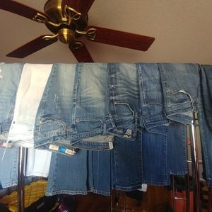 8 pairs of jeans all size 3 / 27